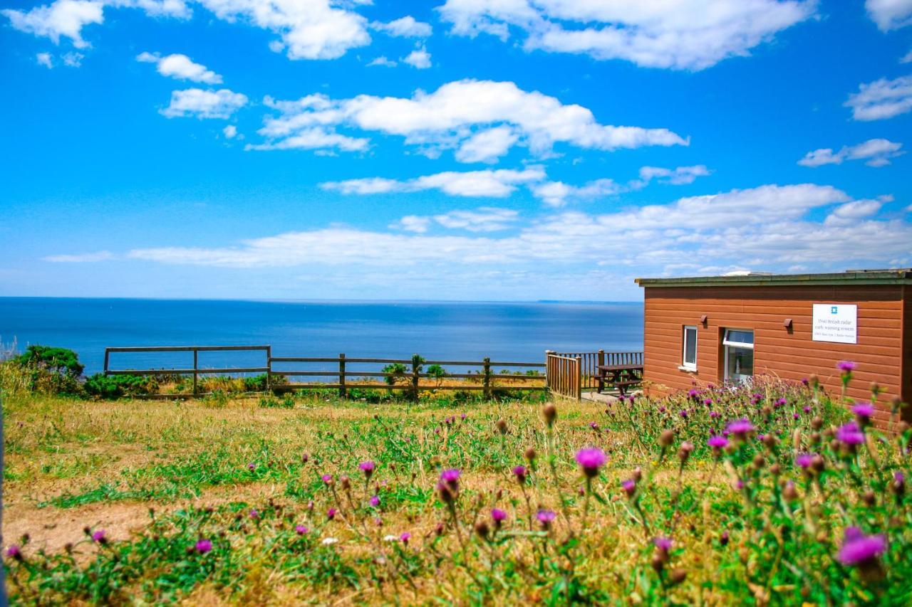Sunset Sea View Chalet With Hot Tub Torpoint Exterior photo