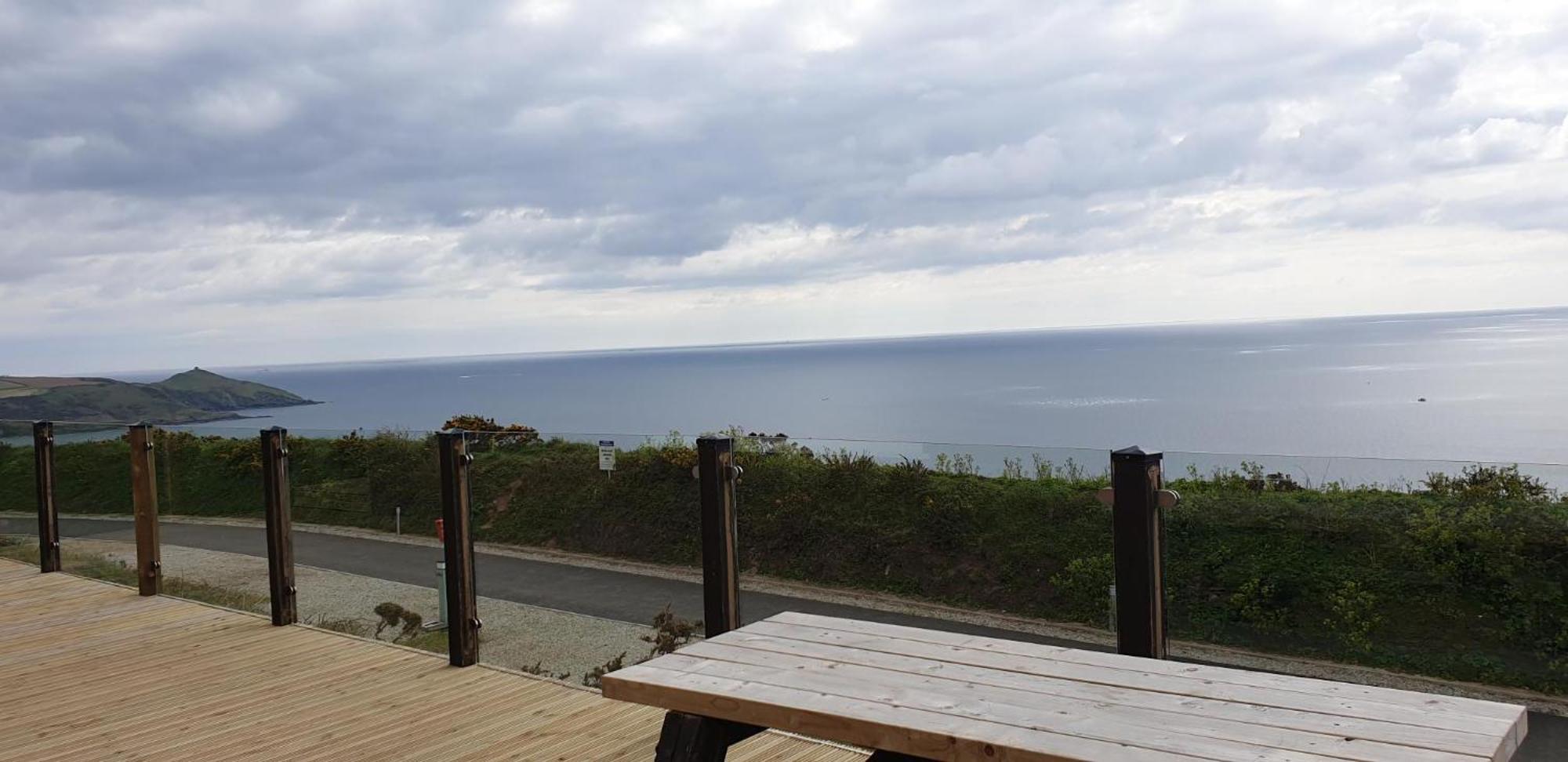 Sunset Sea View Chalet With Hot Tub Torpoint Exterior photo